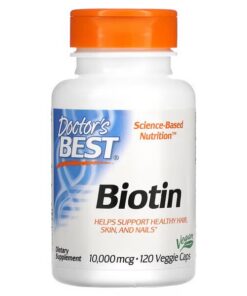 Doctor's Best, Biotin, 10,000 mcg, 120 Veggie Caps