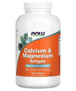 NOW Foods, Calcium & Magnesium with Vitamin D-3 and Zinc, 240 Softgels