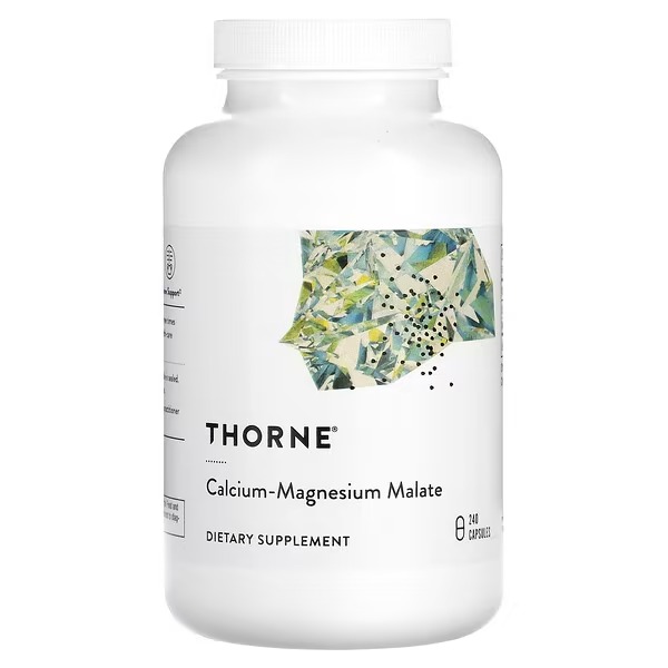 Thorne, Calcium-Magnesium Malate, 240 Capsules_11zon