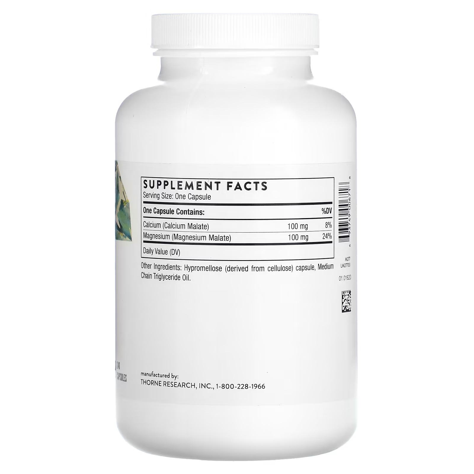 Thorne, Calcium-Magnesium Malate, 240 Capsules_1_11zon