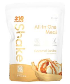 310 Nutrition, All-In-One Meal Shake, Caramel Sundae , 14.4 oz (407.4 g)