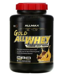 ALLMAX, Gold AllWhey, 100% Premium Whey Protein, Chocolate Peanut Butter, 5 lbs. (2.27 kg)
