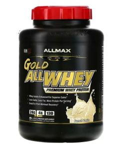 ALLMAX, Gold AllWhey, 100% Premium Whey Protein, French Vanilla, 5 lbs. (2.27 kg)