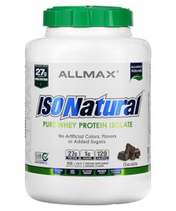 ALLMAX, IsoNatural, Pure Whey Protein Isolate, Chocolate, 5 lbs, (2.27 kg)