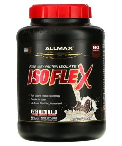 ALLMAX, Isoflex, Pure Whey Protein Isolate, Cookies & Cream, 5 lb (2.27 kg)