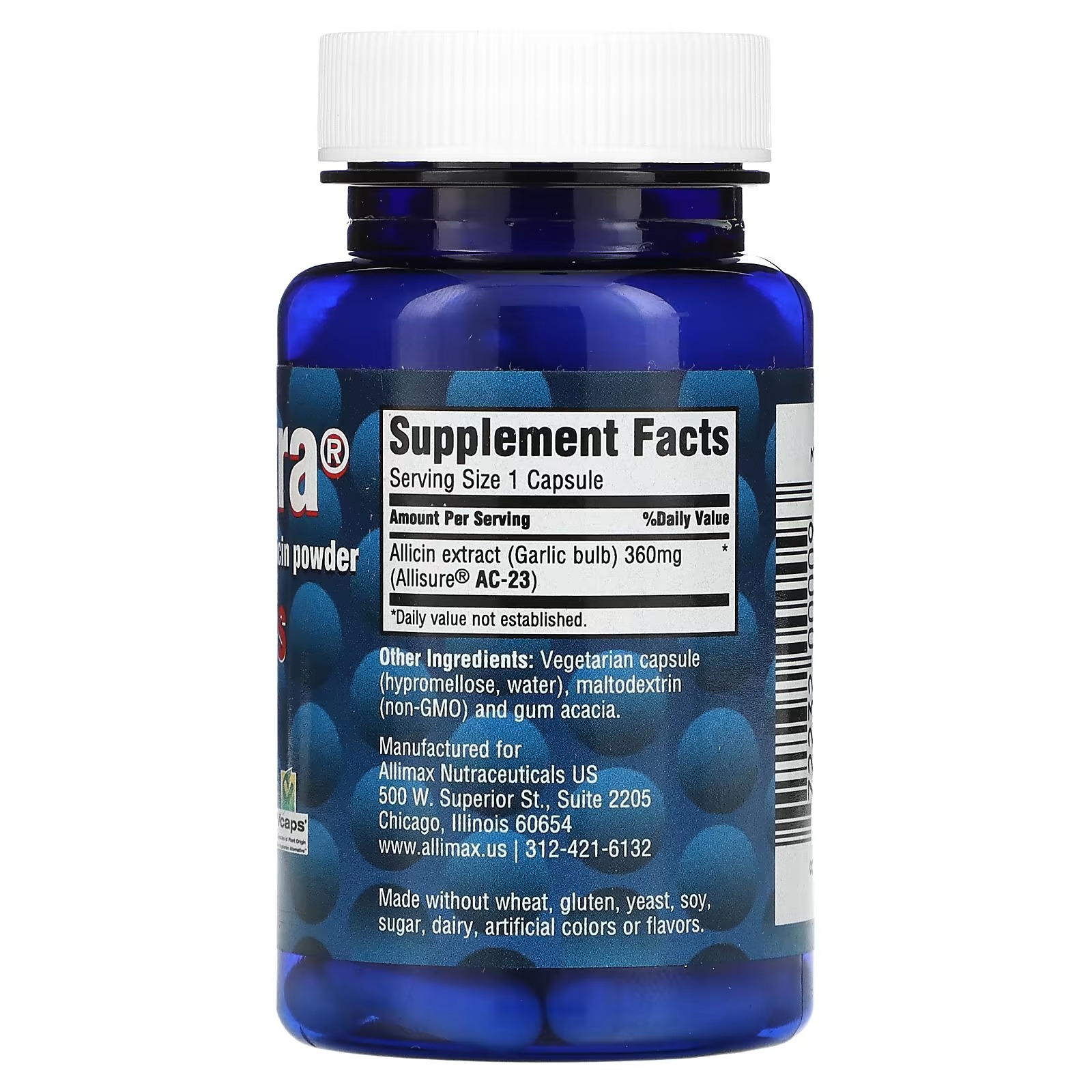 Allimax, AlliUltra Capsules, 360 mg, 30 Capsules1