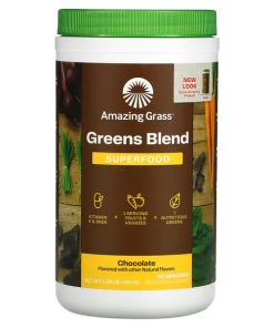 Amazing Grass, Green Blend Superfood, Chocolate, 1.06 oz (480 g)