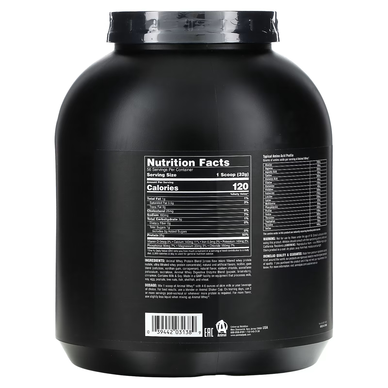 Animal, Whey Isolate Loaded, Frosted Cinnamon Bun, 4 lb (1.81 kg)_1