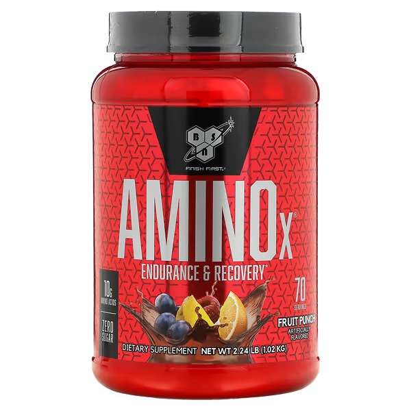 BSN, AminoX, Endurance & Recovery, Fruit Punch, 2.24 lb (1.02 kg)