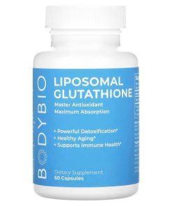 BodyBio, Liposomal Glutathione, 60 Capsules