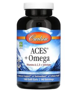 Carlson, ACES + Omega, 180 Softgels