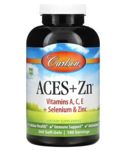 Carlson, Aces + Zn, 360 Soft Gels