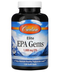 Carlson, Elite EPA Gems, 1,000 mg, 120 Soft Gels