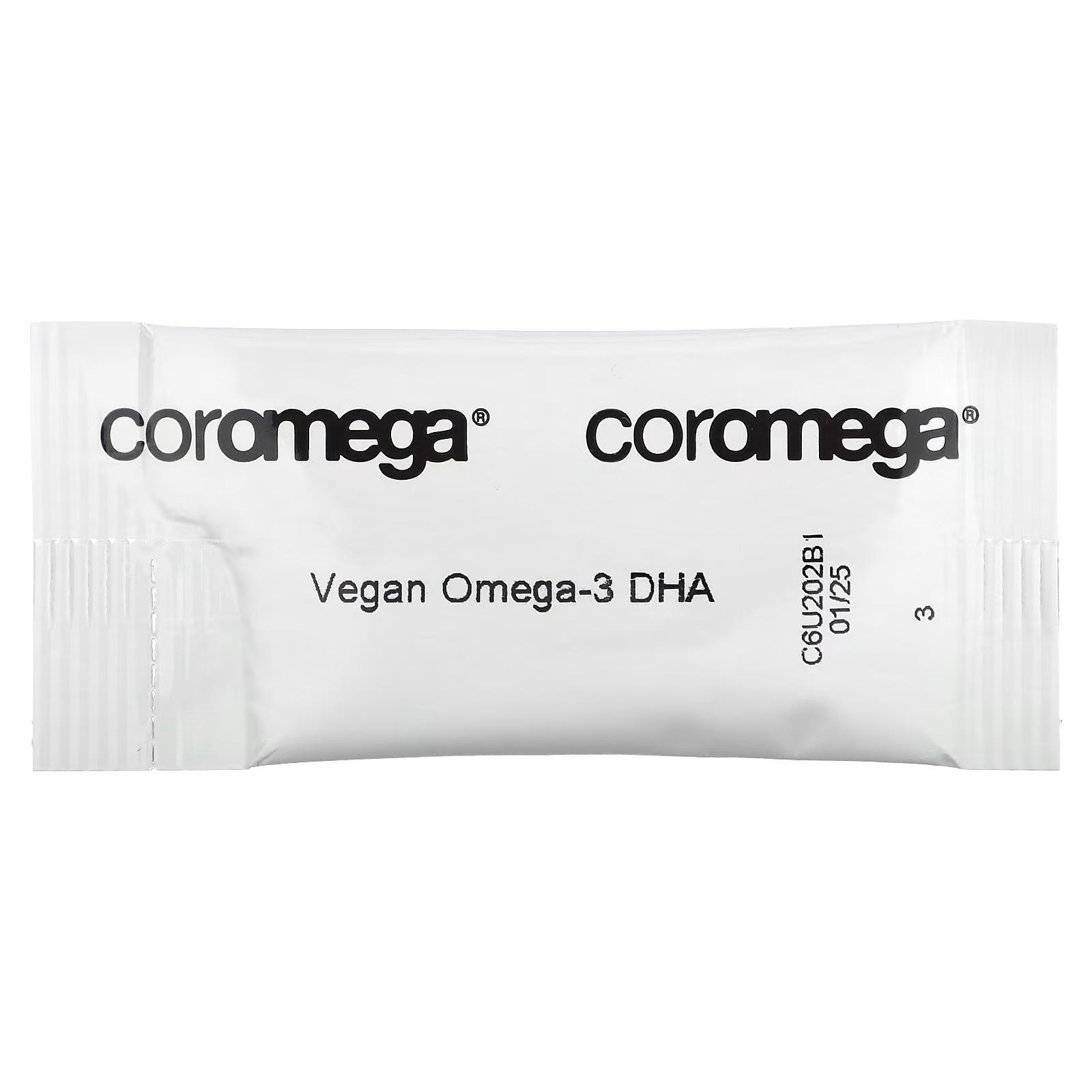 Coromega, Vegan DHA Max, Orange, 60 Individual Squeeze Packets, 2.5 g Each_1