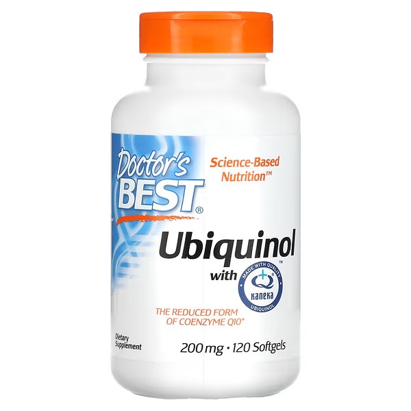 Doctor's Best, Ubiquinol with Kaneka, 200 mg, 120 Softgels