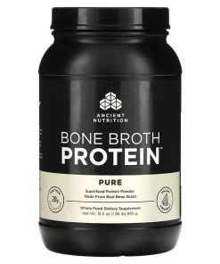 Dr. Axe / Ancient Nutrition, Bone Broth Protein, Pure, 1.96 lbs (890 g)