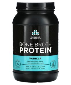 Dr. Axe / Ancient Nutrition, Bone Broth Protein, Vanilla, 2.22 lbs (1008 g)