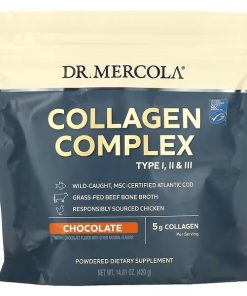 Dr. Mercola, Collagen Complex Type l, ll & lll, Chocolate, 5 g, 14.81 oz (420 g)