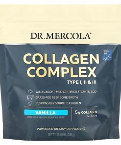 Dr. Mercola, Collagen Complex Type l, ll & lll, Vanilla, 5 g, 10.89 oz (309 g)