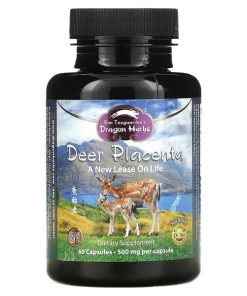 Dragon Herbs ( Ron Teeguarden ), Deer Placenta, 500 mg, 60 Capsules