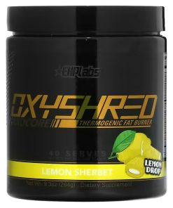 EHPlabs, OxyShred, Hardcore Thermogenic Fat Burner, Lemon Sherbet, 9.3 oz (264 g)