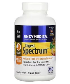Enzymedica, Digest Spectrum, Complete Food Intolerance Formula, 240 Capsules
