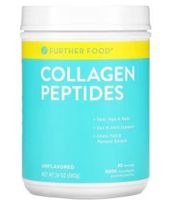 Further Food, Collagen Peptides, Unflavored, 8,000 mg, 24 oz (680 g)