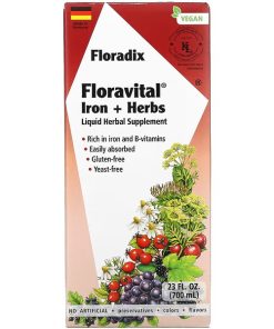 Gaia Herbs, Floradix, Floravital Iron + Herbs, 23 fl oz (700 ml)
