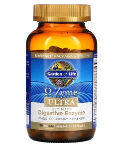Garden of Life, O-Zyme Ultra, Ultimate Digestive Enzyme Blend, 180 UltraZorbe Vegetarian Capsules