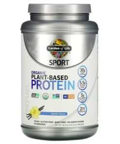 Garden of Life, Sport, Organic Plant-Based Protein, Vanilla, 1 lb 12 oz (806 g)
