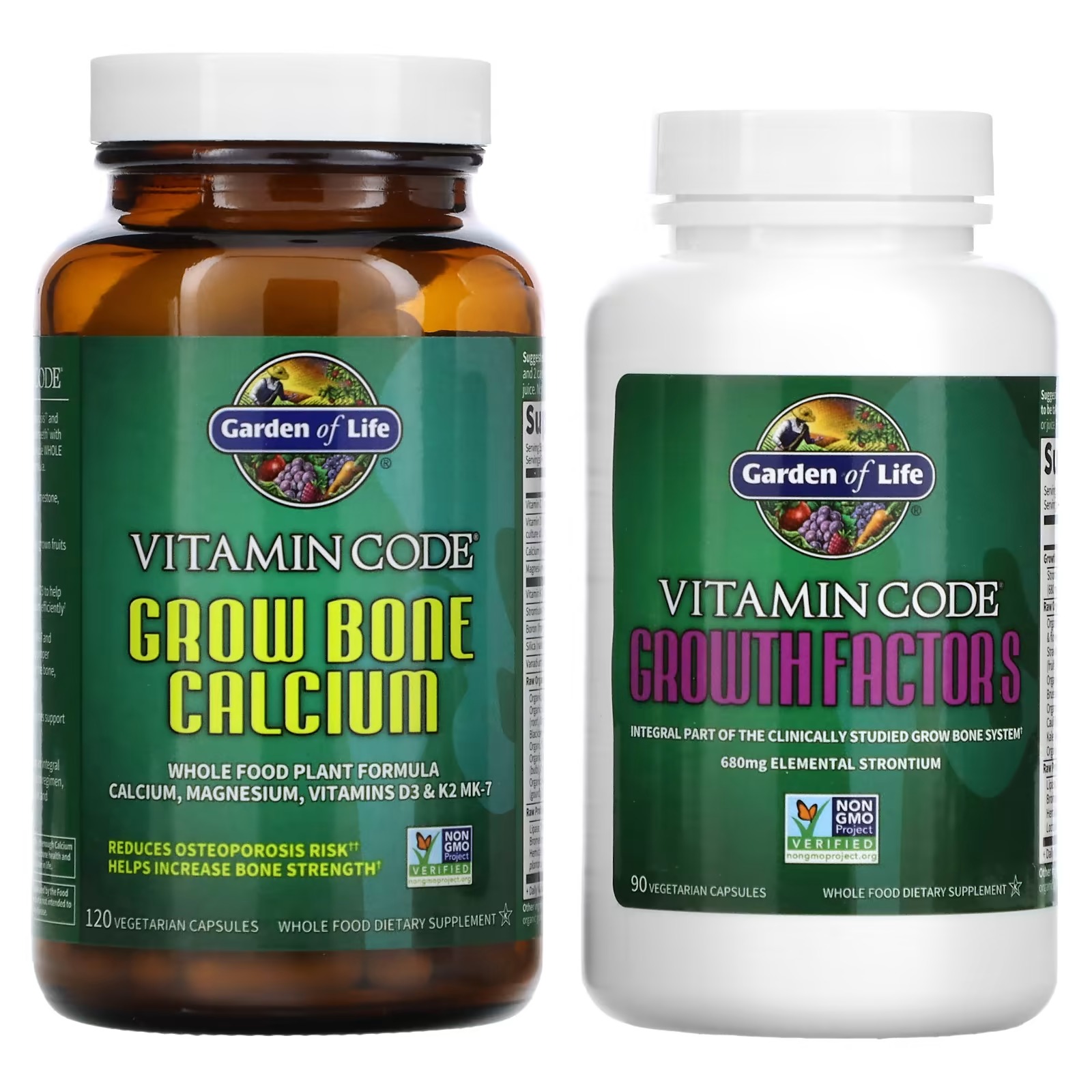 Garden of Life, Vitamin Code, Grow Bone System, 2 Part Program2