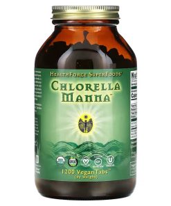 HealthForce Superfoods, Chlorella Manna, 1,200 VeganTabs
