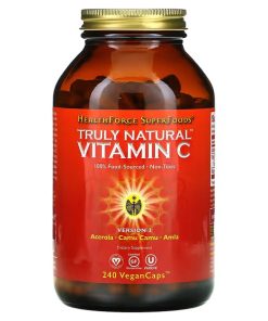 HealthForce Superfoods, Truly Natural Vitamin C, Version 3, 240 Vegan Caps