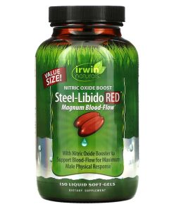 Irwin Naturals, Steel-Libido Red, Magnum Blood-Flow, 150 Liquid Soft-Gels