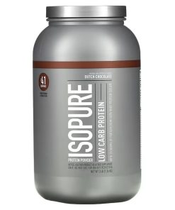 Isopure, Low Carb Protein Powder, Dutch Chocolate, 3 lb (1.36 kg)