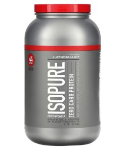 Isopure, Zero Carb, Protein Powder, Strawberries & Cream, 3 lb (1.36 kg)
