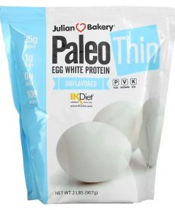 Julian Bakery, Paleo Thin, Egg White Protein, Unflavored, 2 lbs (907 g)