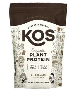 KOS, Organic Plant Protein, Chocolate, 2.4 lb (1092 g)