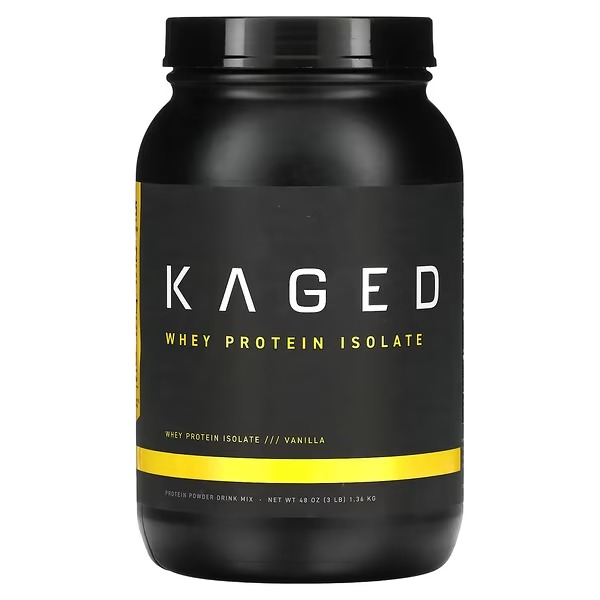 Kaged, Whey Protein Isolate, Vanilla, 3 lb (1.36 kg)