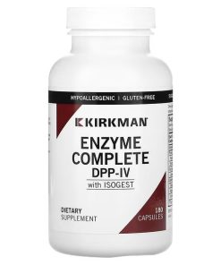 Kirkman Labs, Enzyme Complete DPP-IV With ISOGEST, 180 Capsules