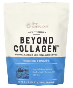 Live Conscious, Beyond Collagen, With Biotin & Vitamin C, 15 oz (427 g)