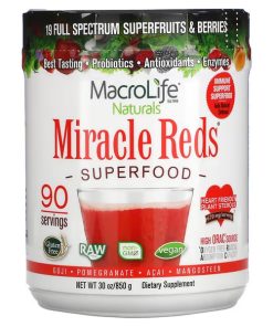 Macrolife Naturals, Miracle Reds, Superfood, Goji-Pomegranate-Acai-Mangosteen, 30 oz (850 g)