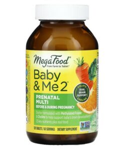 MegaFood, Baby & Me 2, Prenatal Multi, 120 Tablets