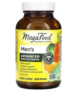 MegaFood, Men's Advanced Multivitamin, 120 Tablets