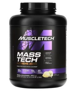 MuscleTech, Mass Tech Extreme 2000, Vanilla Milkshake, 6 lbs (2.72 kg)