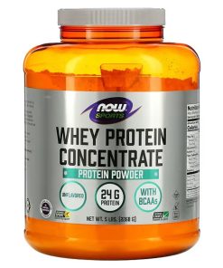 NOW Foods, Sports, Whey Protein Concentrate Protein Powder, Unflavored, 5 lbs (2268 g)