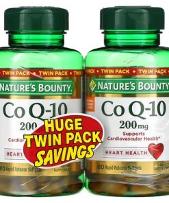 Nature's Bounty, Co Q-10, Twin Pack, 200 mg, 2 Bottles, 80 Rapid Release Softgels Each