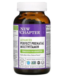 New Chapter, Advanced Perfect Prenatal Multivitamin, 270 Vegetarian Tablets