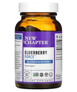 New Chapter, Elderberry Force, 60 Vegan Capsules