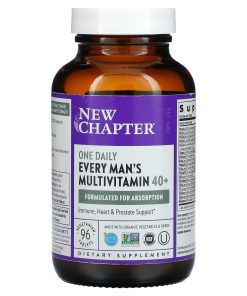 New Chapter, Every Man's One Daily 40+ Multivitamin, 96 Vegetarian Tablets